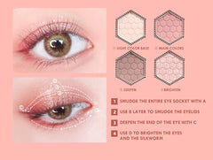 O.TWO.O HONEYCOMB EYESHADOW PALETTE