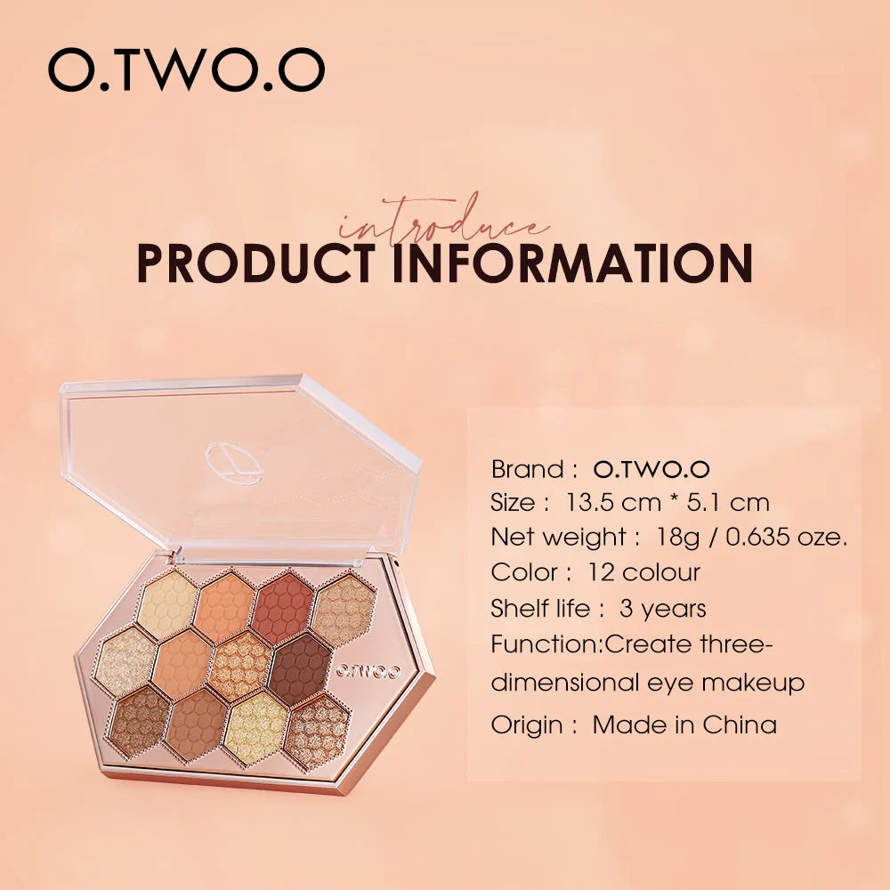 O.TWO.O HONEYCOMB EYESHADOW PALETTE