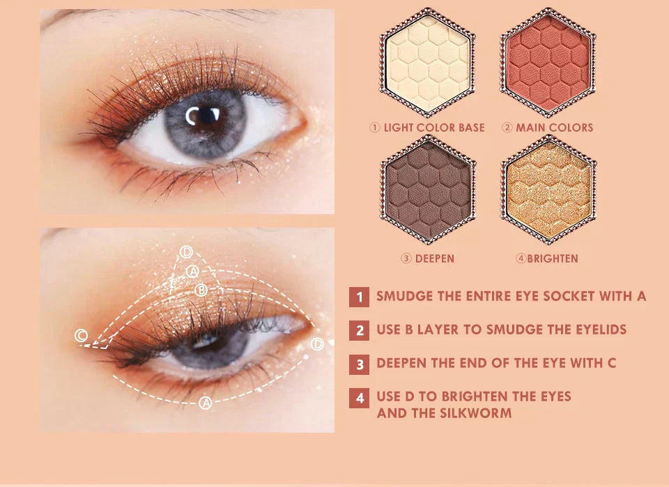 O.TWO.O HONEYCOMB EYESHADOW PALETTE