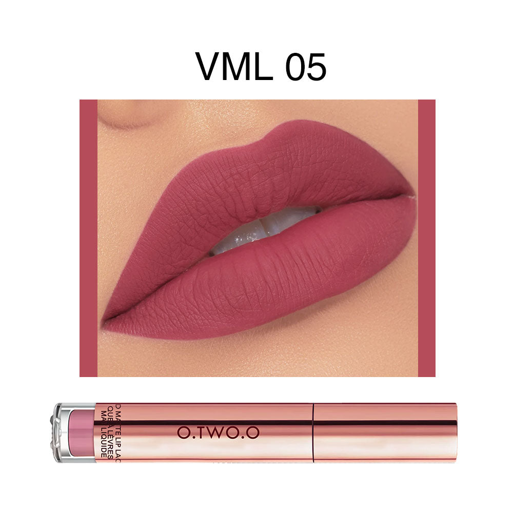 O.TWO.O Velvet Matte Liquid Lipstick Copper Packing