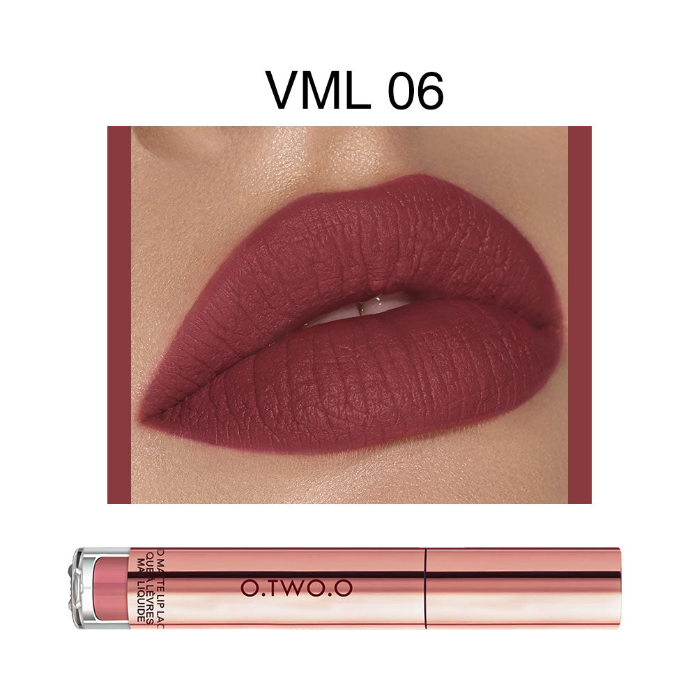 O.TWO.O Velvet Matte Liquid Lipstick Copper Packing