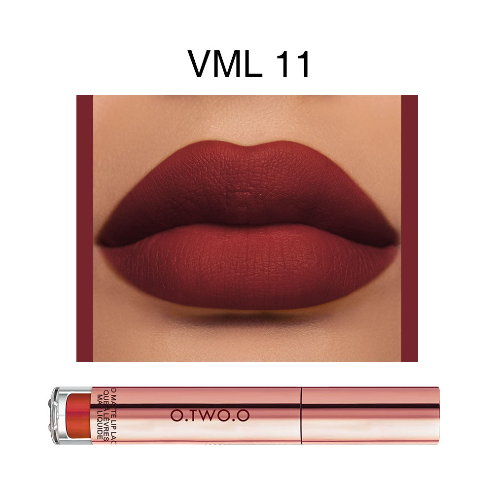 O.TWO.O Velvet Matte Liquid Lipstick Copper Packing