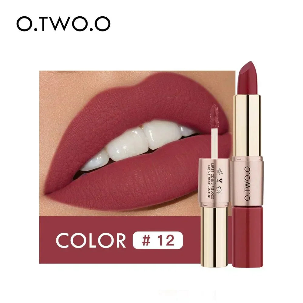 O.TWO.O 2 In 1 Lipstick And Lip Gloss