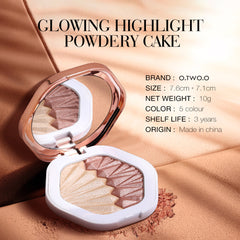 O.TWO.O 2 In 1 Highlighter Powdery Cake