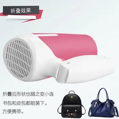 Kemey hair dryer KM-6830 foldable hair dryer for student and travel