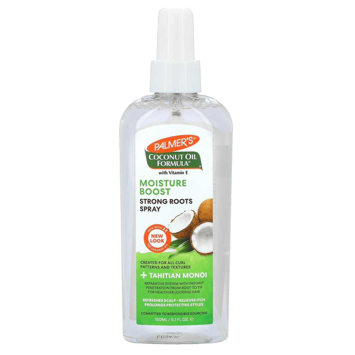 Palmer's Coconut Oil Formula, Moisture Boost, Strong Roots Spray, 5.1 fl oz (150 ml)