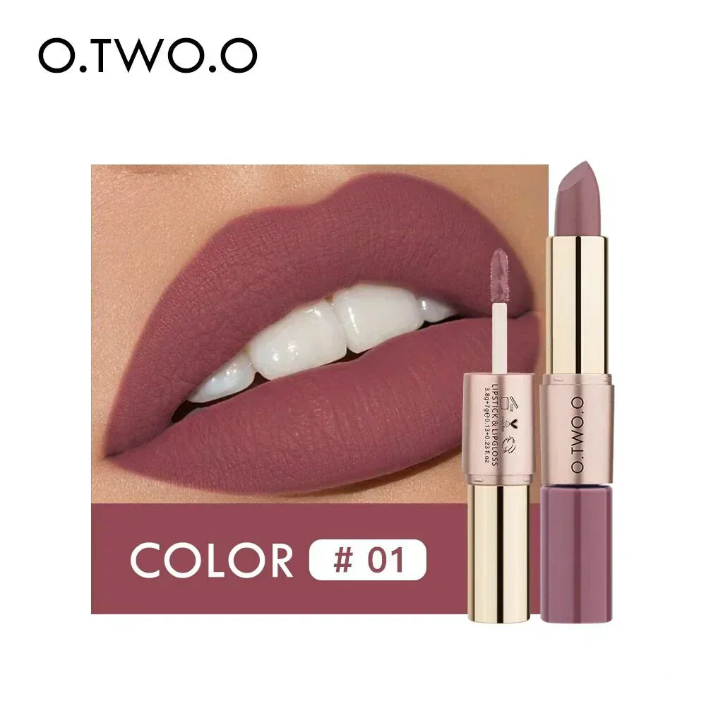 O.TWO.O 2 In 1 Lipstick And Lip Gloss