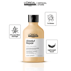 Loreal Professionnel Serie Expert Absolut Repair Shampoo - 300ml - For Dry And Damaged Hair