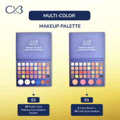 CVB Paris Makeup Palette Eyeshadows + Highlighter 38Colors 90g