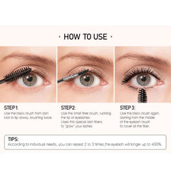 O.TWO.O 2 IN 1 Miracle Fiber Mascara