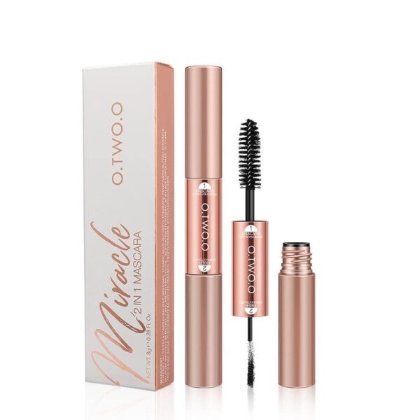 O.TWO.O 2 IN 1 Miracle Fiber Mascara