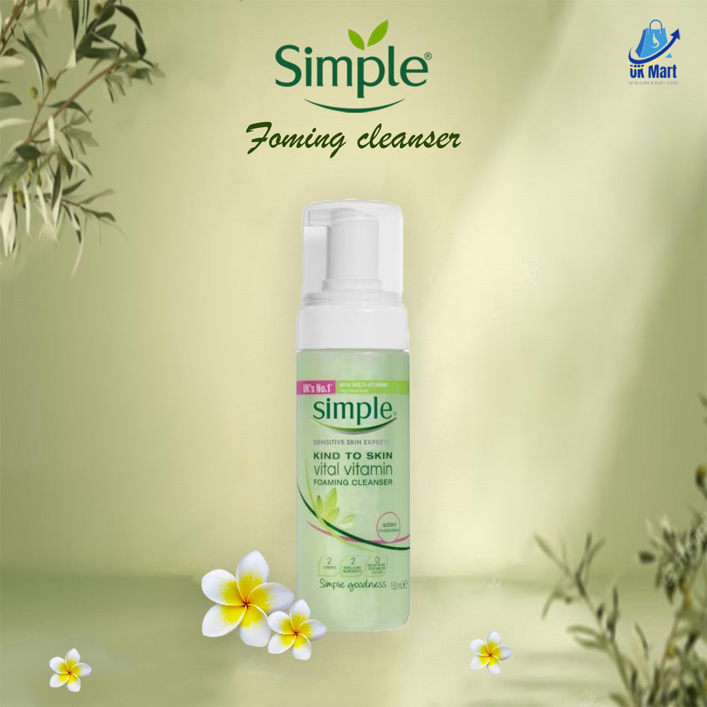 Simple Kind To Skin Vital Vitamin Foaming Cleanser 150ml