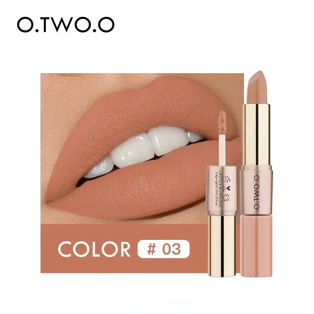 O.TWO.O 2 In 1 Lipstick And Lip Gloss