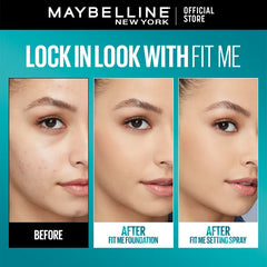 Maybelline New York Fit Me Matte + Poreless, Transfer-Proof, 24H Oil Control, Setting Spray 60 ML - Matte Finish