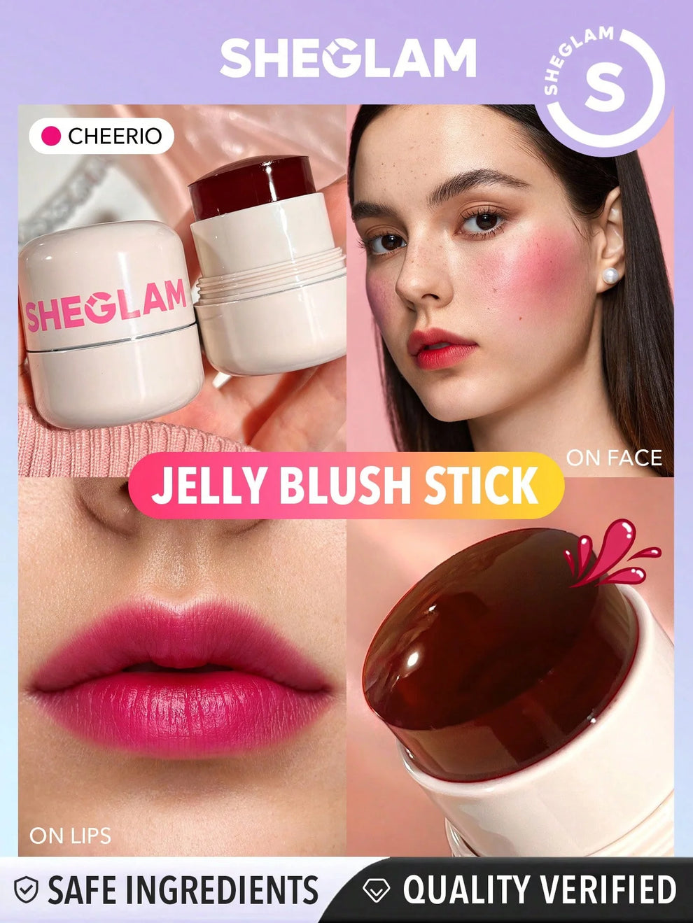 SHEGLAM Jelly-Licious Hydrating Lip & Blush Tint