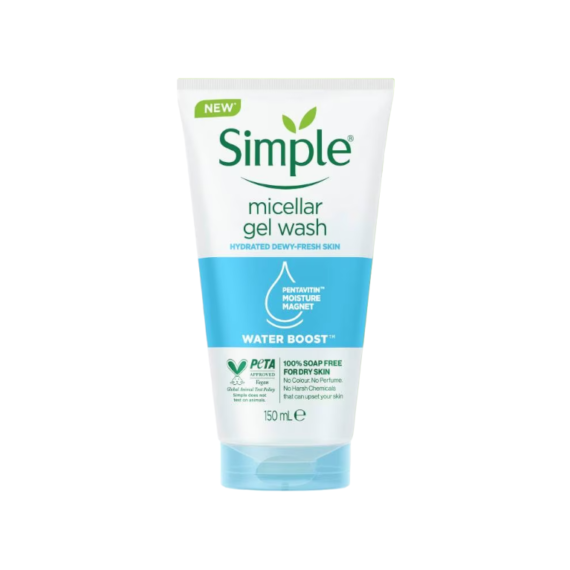 Simple Water Boost Micellar Gel Wash 150ml