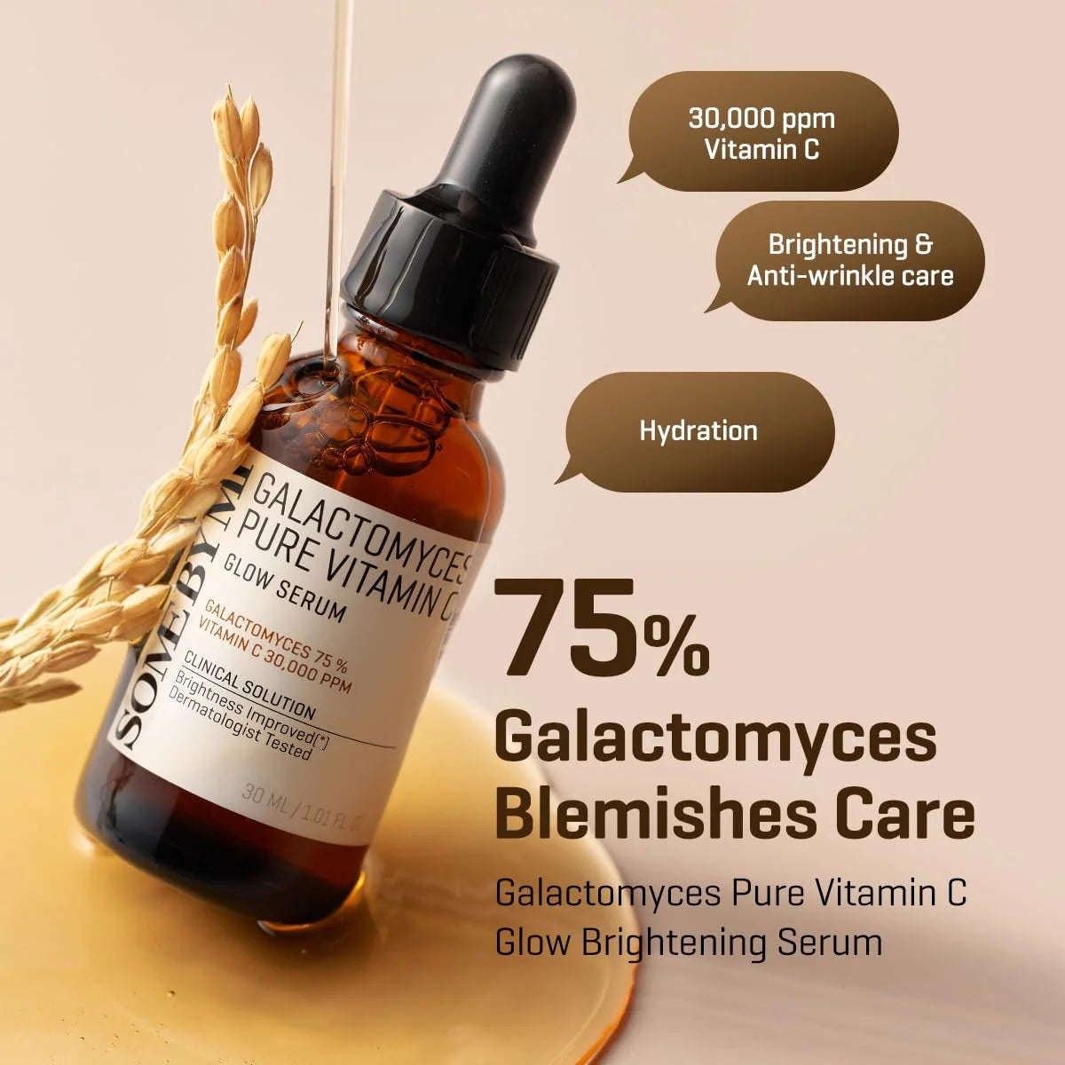 SOME BY MI Galactomyces Pure Vitamin C Glow Serum - 30ml