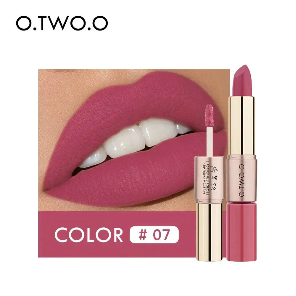 O.TWO.O 2 In 1 Lipstick And Lip Gloss