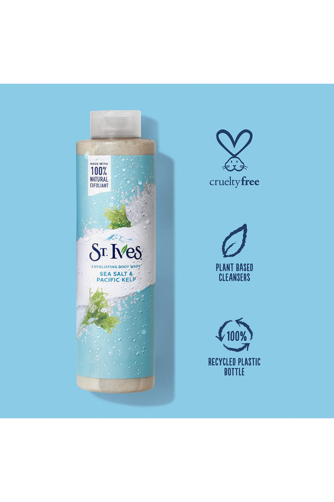 St. Ives Body Wash Sea Salt & Pacific Kelp Exfoliating - 473ml