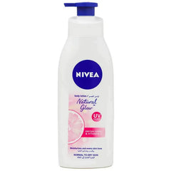 NIVEA Natural Glow Body Lotion, Liquorice & Berry, All Skin Types, 400mlLow