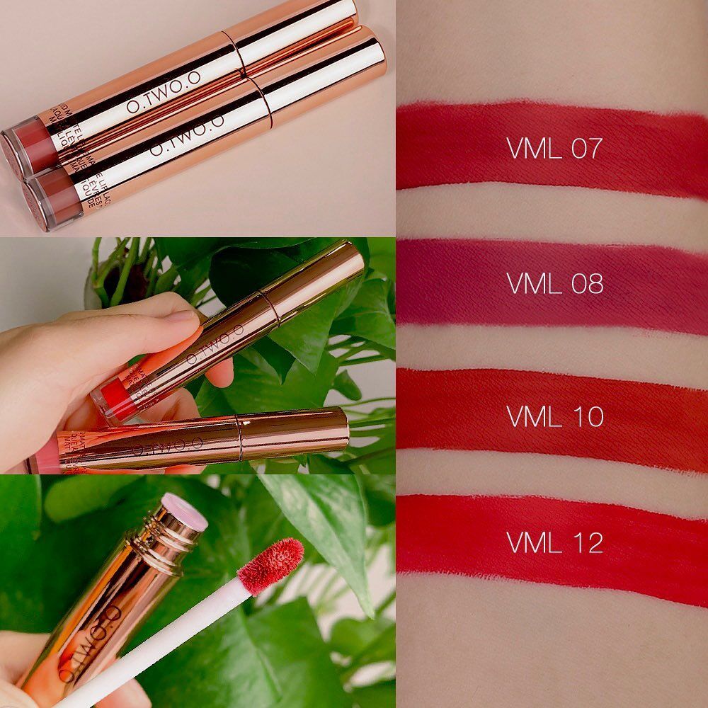 O.TWO.O Velvet Matte Liquid Lipstick Copper Packing