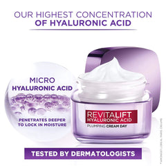 L'Oreal Paris Revitalift Hyaluronic Acid Plumping Day Gel Cream, 50 Ml