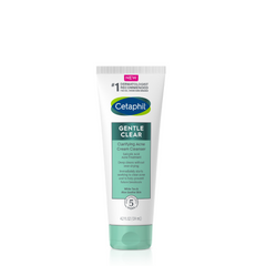 Cetaphil Gentle Clear Clarifying Acne Cream Cleanser 124ml