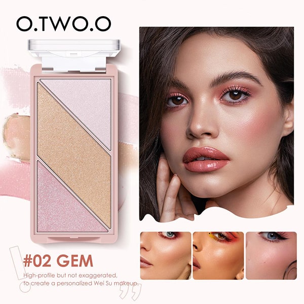 O.TWO.O 3 IN 1 Sweet Heart Girl Palette