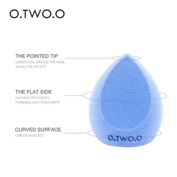 O.TWO.O Soft & Smooth Microfiber Beauty Blender Blue