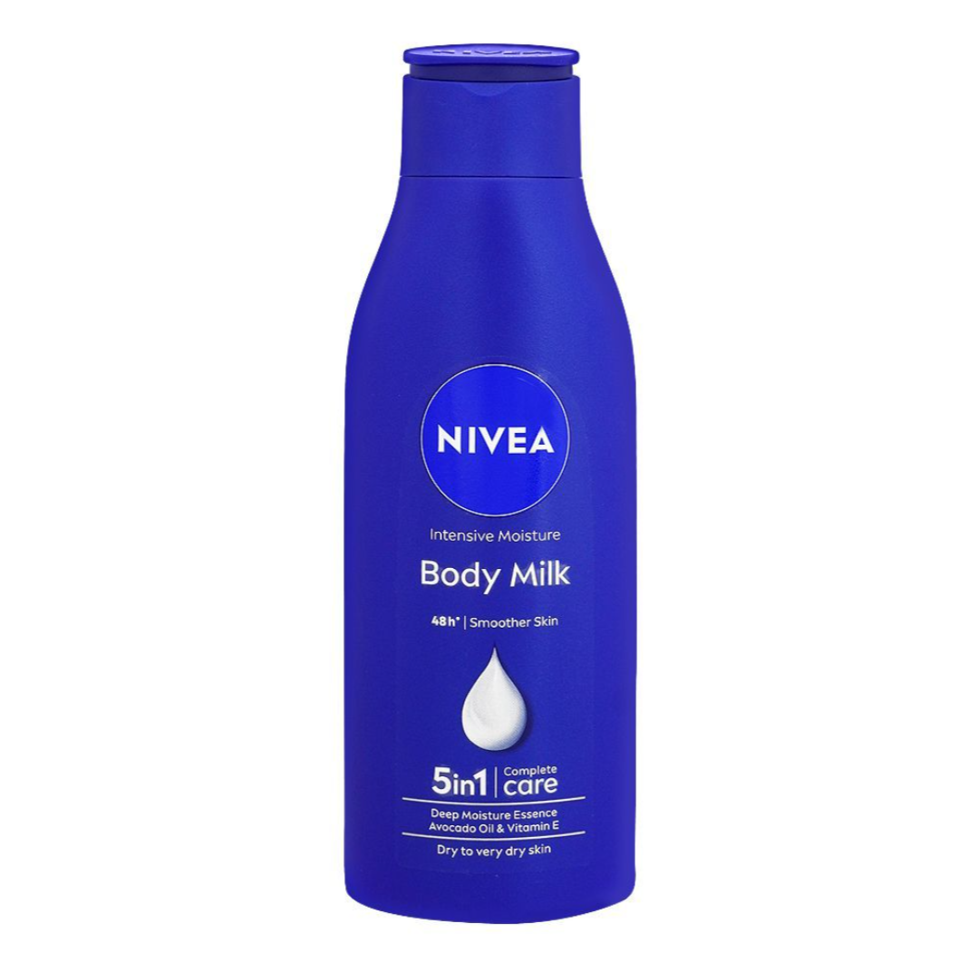 Nivea Intensive Moisture 5-In-1 Complete Care Body Milk, For Dry To Very Dry Skin, 200ml