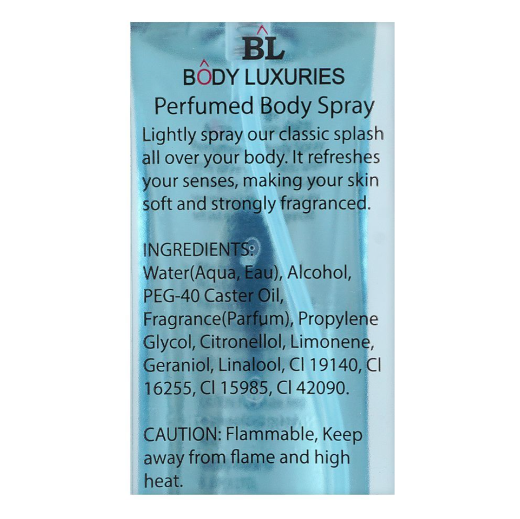 Body Luxuries Irish Blue For Him Perfumed Body Spray, For Men, 200ml