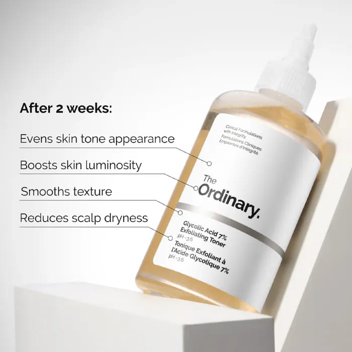 The Ordinary Glycolic Acid 7% Exfoliating Toner 240ml