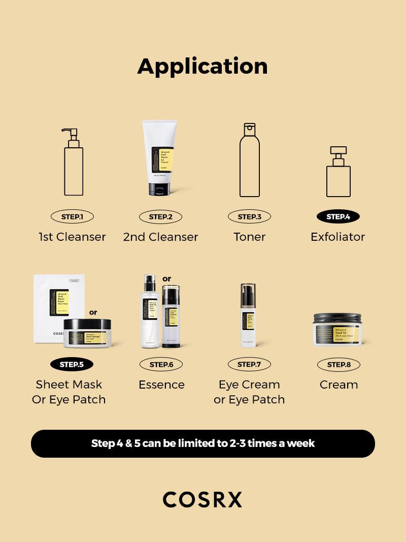 Cosrx Snail Mucin Kit 4-step