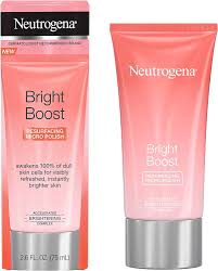 Neutrogena Bright Boost Resurfacing Facial Exfoliator with Glycolic and Mandelic AHAs