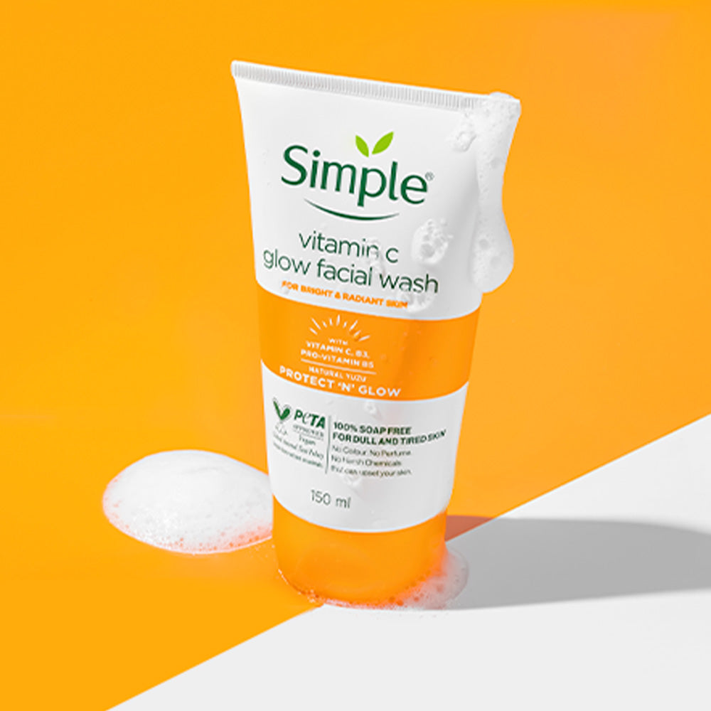 Simple Vitamin C Glow Facial Wash 150ml