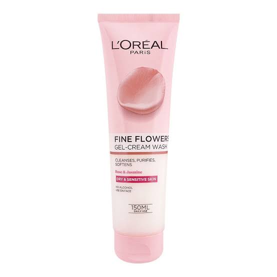 LOreal Paris Fine Flowers Gel Cream Wash Sensitive 150ml