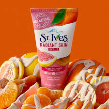 Stives Face Scrub Radiant Skin Pink Lemon & Mandarin Orange Scrub 6Oz/170G