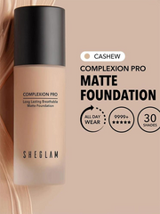 SHEGLAM COMPLEXION PRO LONG WEARING PORELESS MATTE FOUNDATION -