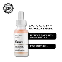 THE ORDINARY LACTIC ACID 5% + HA VOLUME -30ML