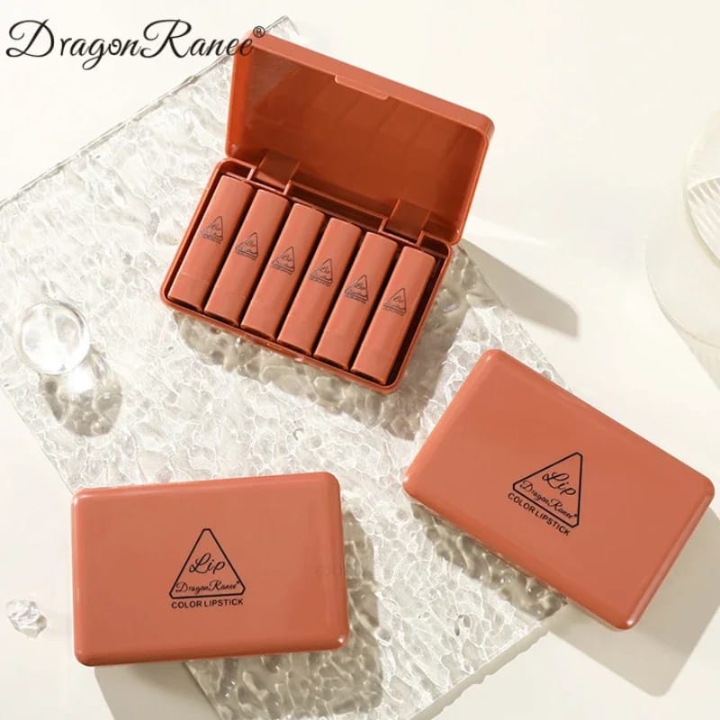 (Pack of 6 )Dragon Ranee Lipstick Set