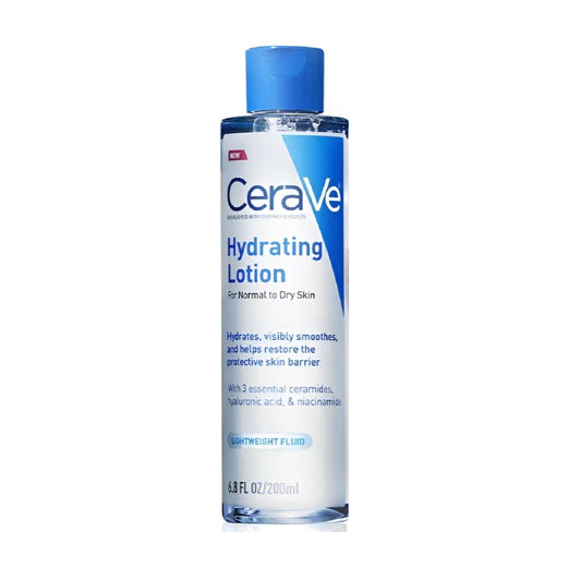 Cerave Hydrating Lotion 200ml | Lightweight Moisturizer for Dry & Sensitive Skin