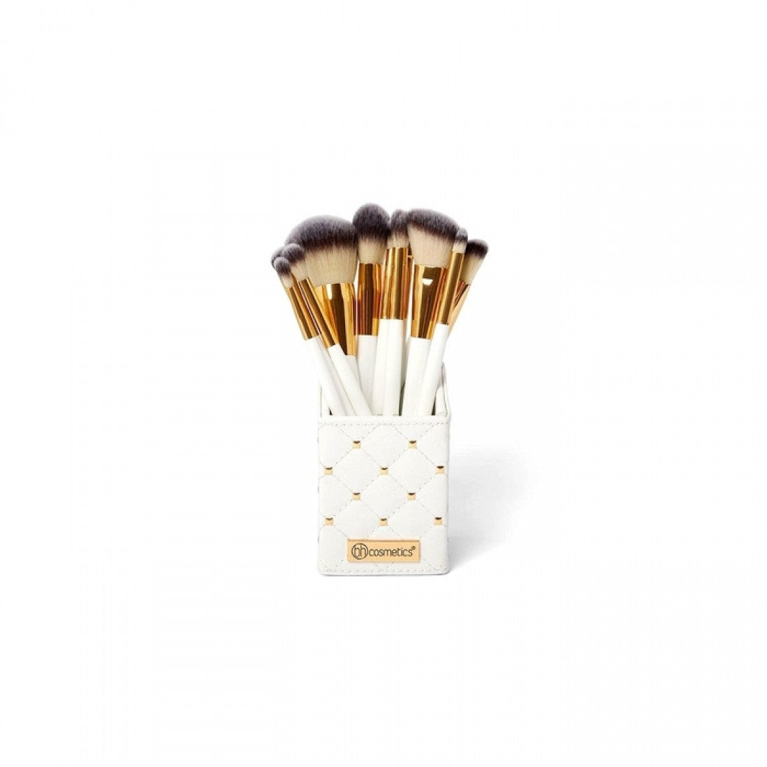 BH Cosmetics White Studded Elegance - 12 Piece Brush Set